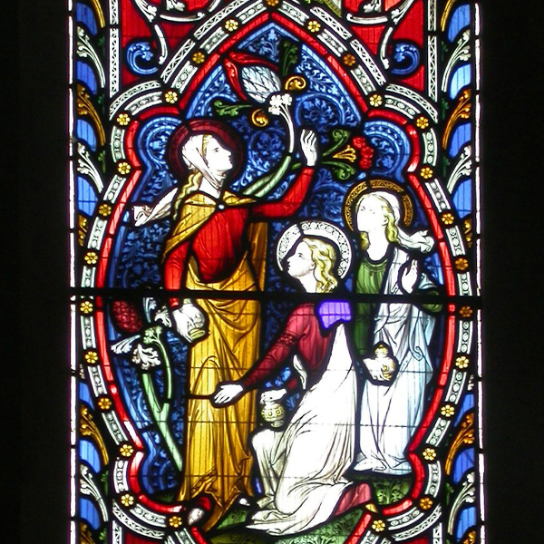 The East Window - Dedication and maker