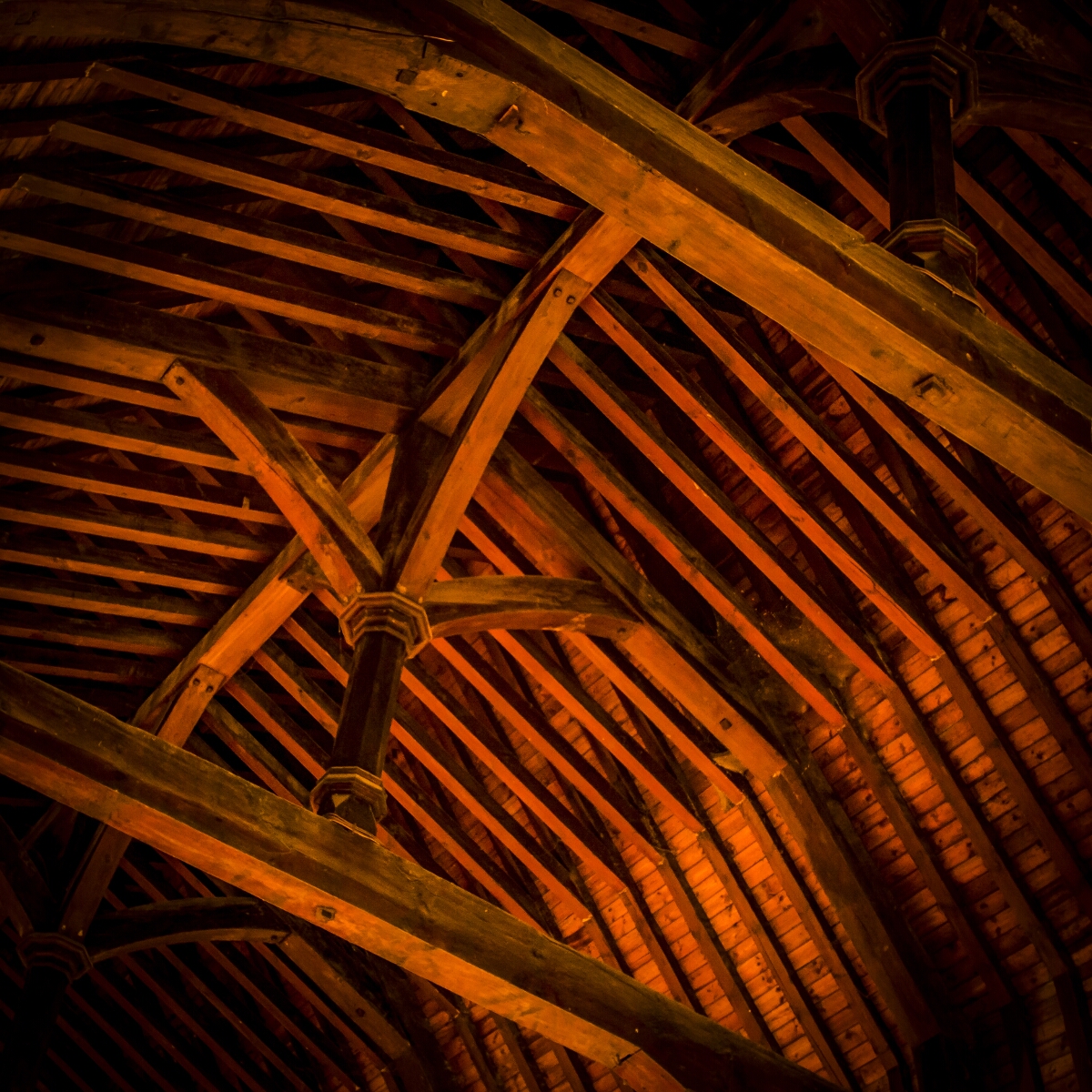 The church roof