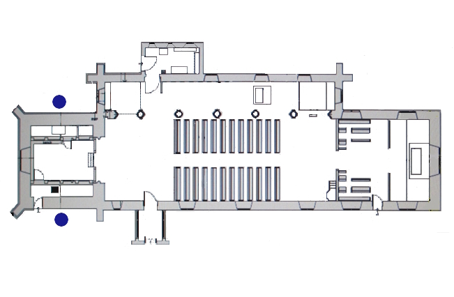 The Church clock map